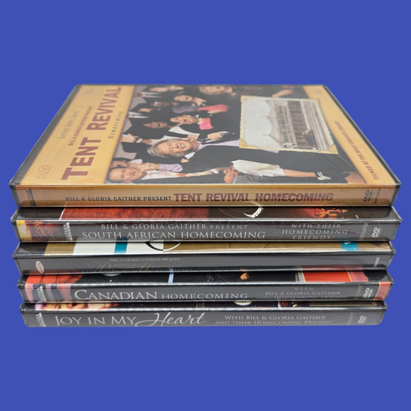 Sealed Gaither Gospel Series 5 NEW DVDs Joy To My Heart Tent Revival Homecoming - Picture 4 of 16